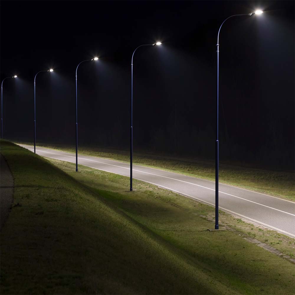 LED Street Light SAMSUNG CHIP 5 Years Warranty - 150W SLIM 4000K 135LM/W img 1