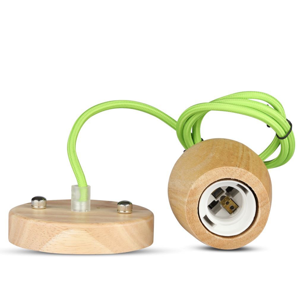 Lampadario con Portalampada Cavo Verde img 1