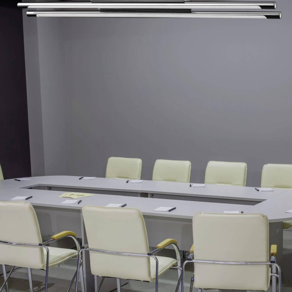 36W Lampada da parete e soffitto LED Doppio Cromo Bianco naturale