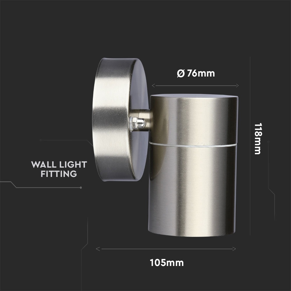 Portafaretto da Muro Smaltato a 1 Uscita