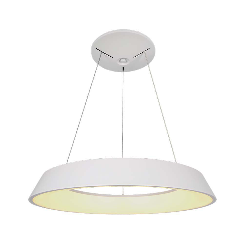 Lampadario LED a Sospensione Circolare Dimerabile 