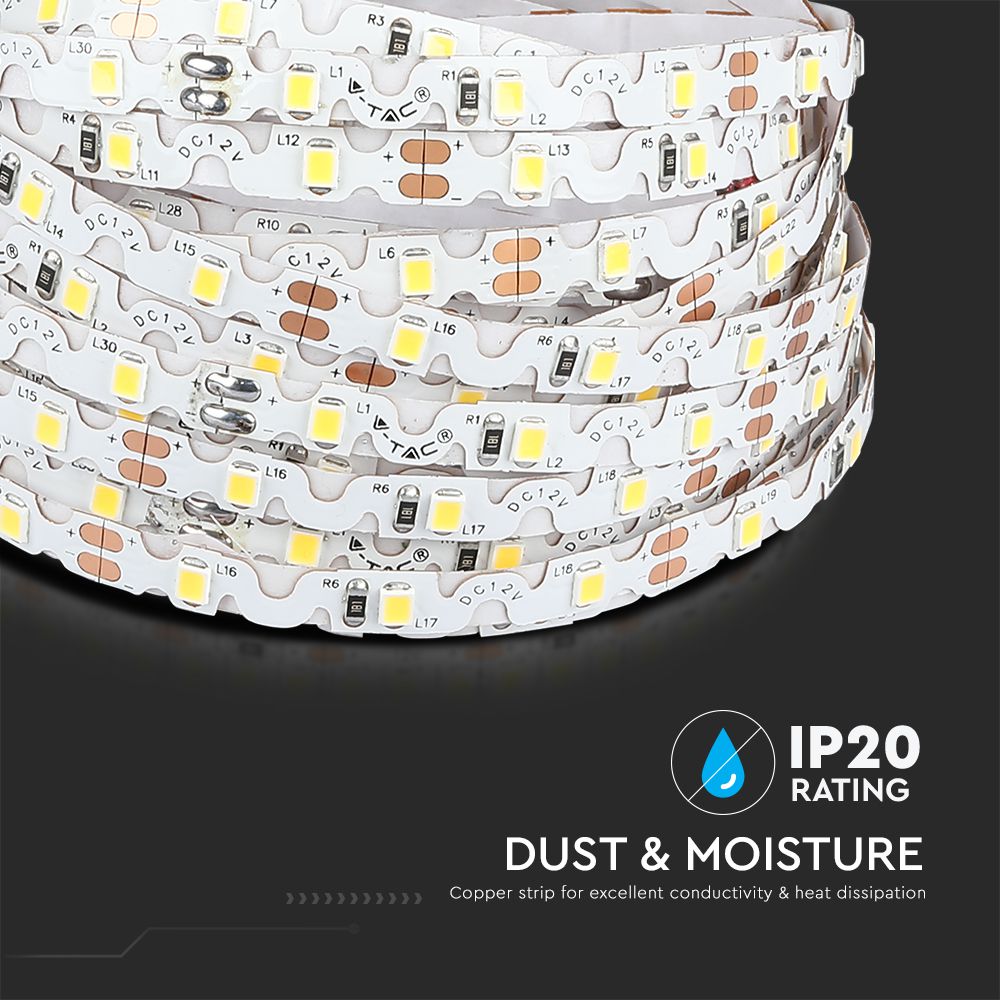 LED Strip 2835 60 Led 12V IP20 3000K S Shape img 2