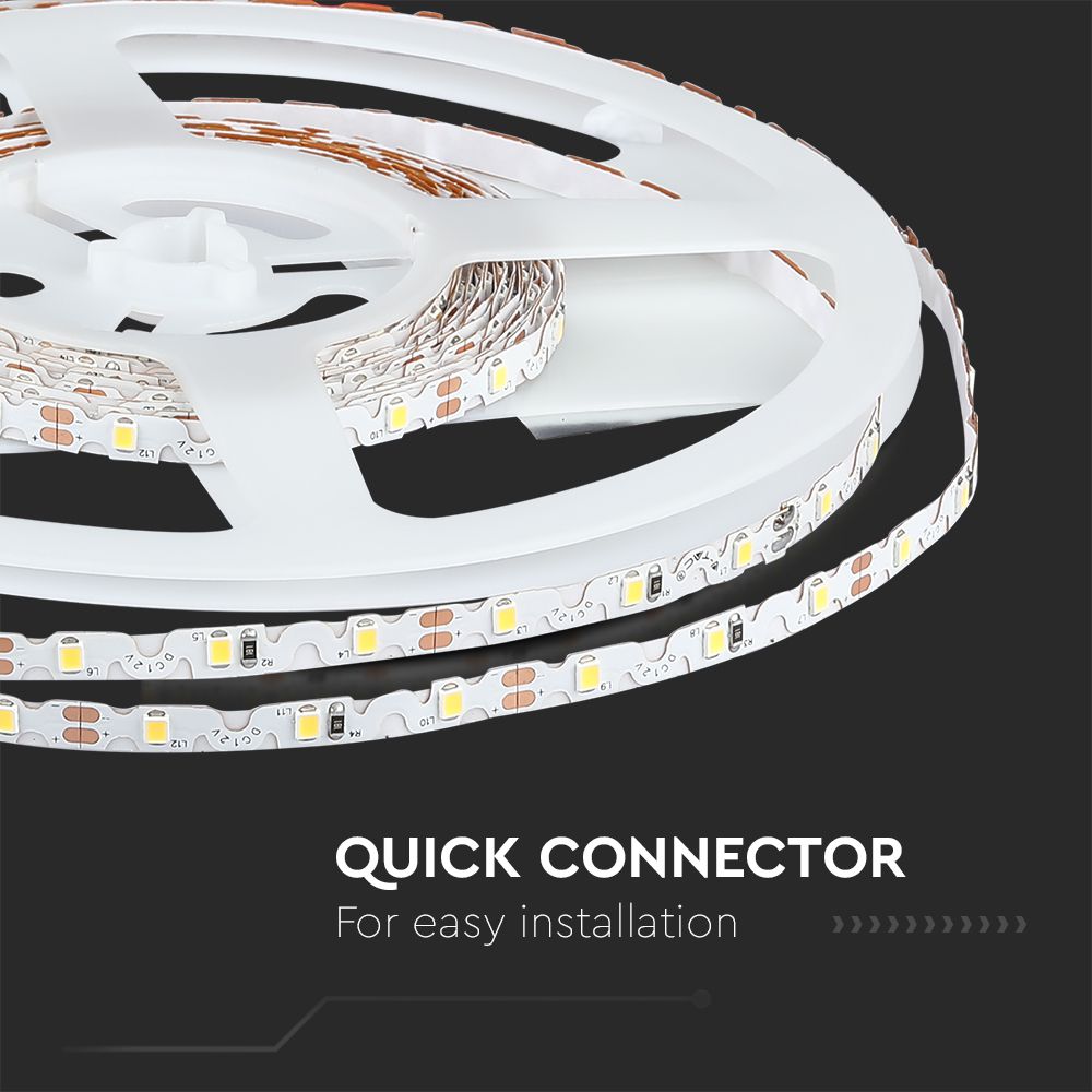 LED Strip 2835 60 Led 12V IP20 3000K S Shape img 1