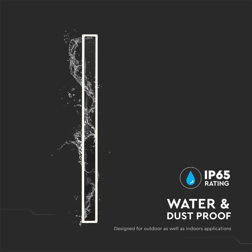 Lampada LED da Muro 17W Colore Nero 4000K IP65 img 2