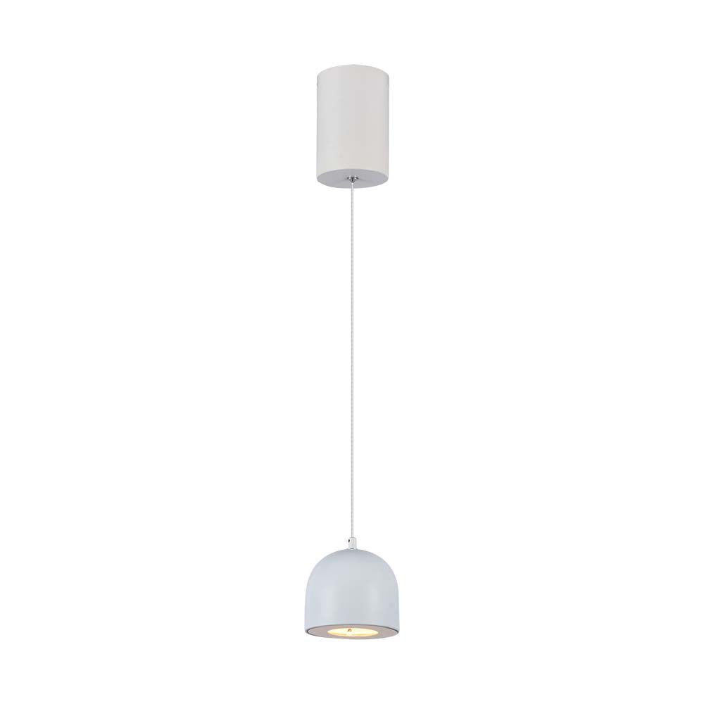  Lampadario LED a Cilindro in Metallo 8.5W Colore Grigio chiaro Touch 10*16cm Regolabile 