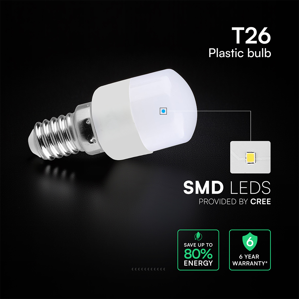 2W LED Bulb ST26 CREE CHIP Plastic 4000K