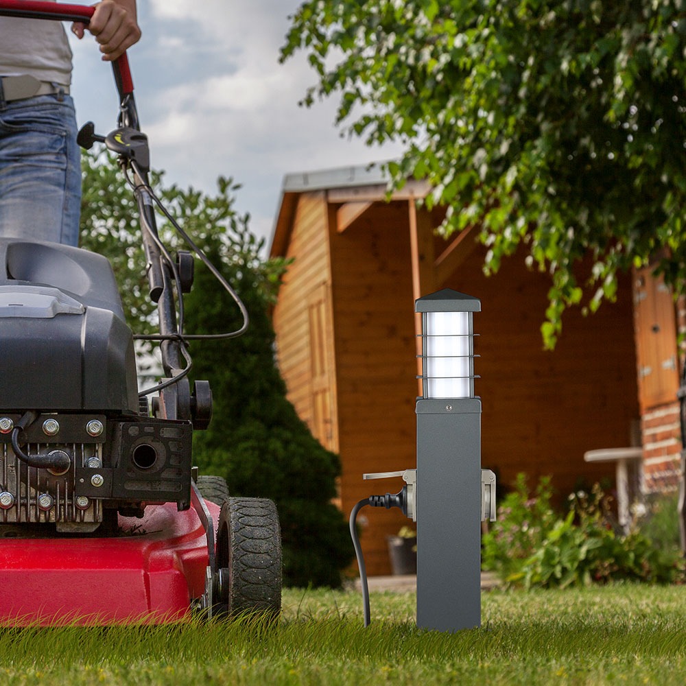 Presa doppia da giardino IP44 con lampada E27 IP44 img 1