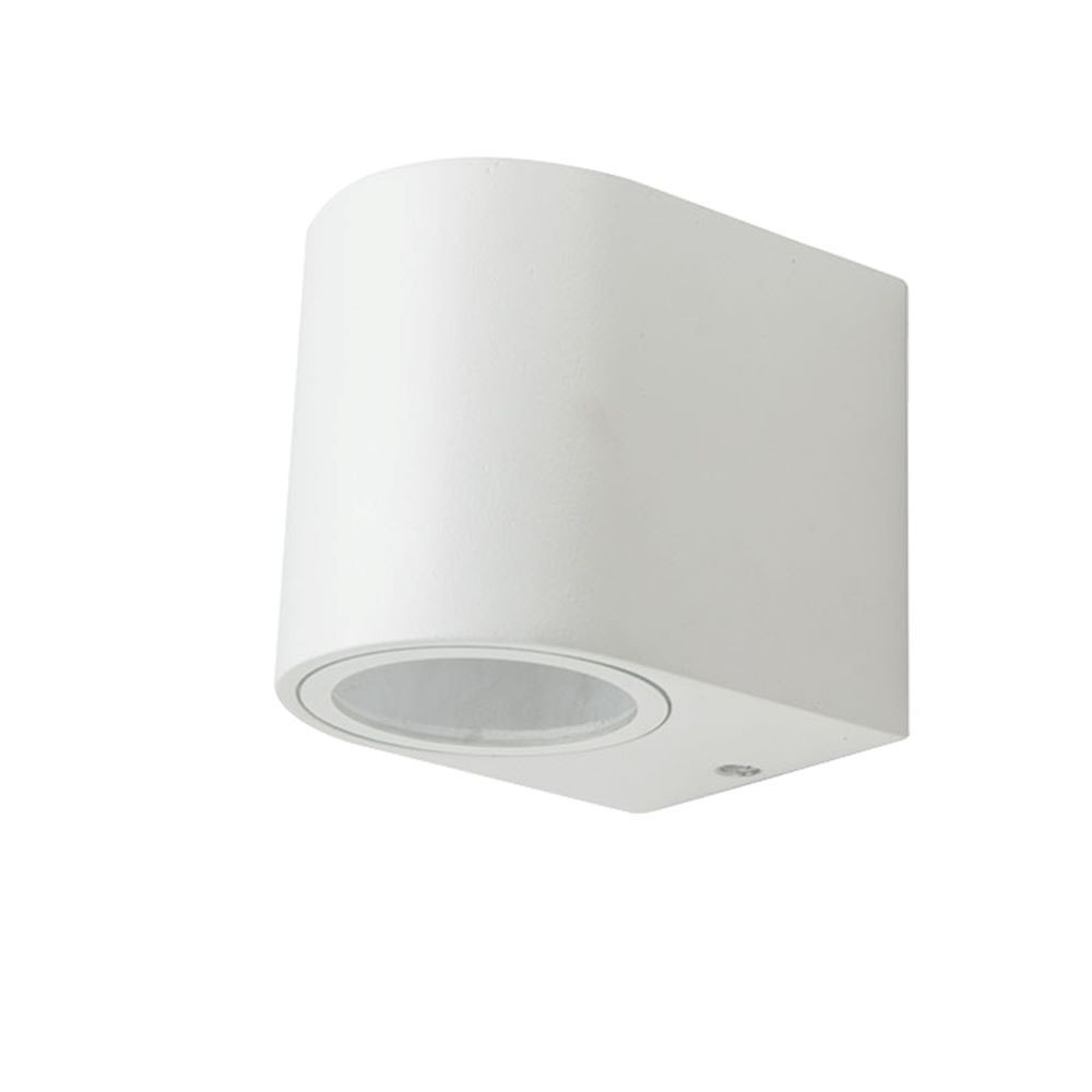 Wall Sleek Wall Fitting Rotondo Corpo Bianco 1 Way IP44
