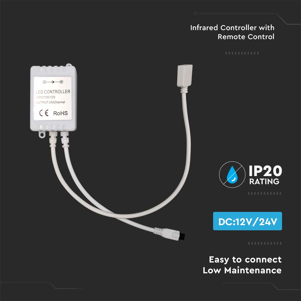 Infrared Contro Remote Control 3in1RGB 28 Buttons