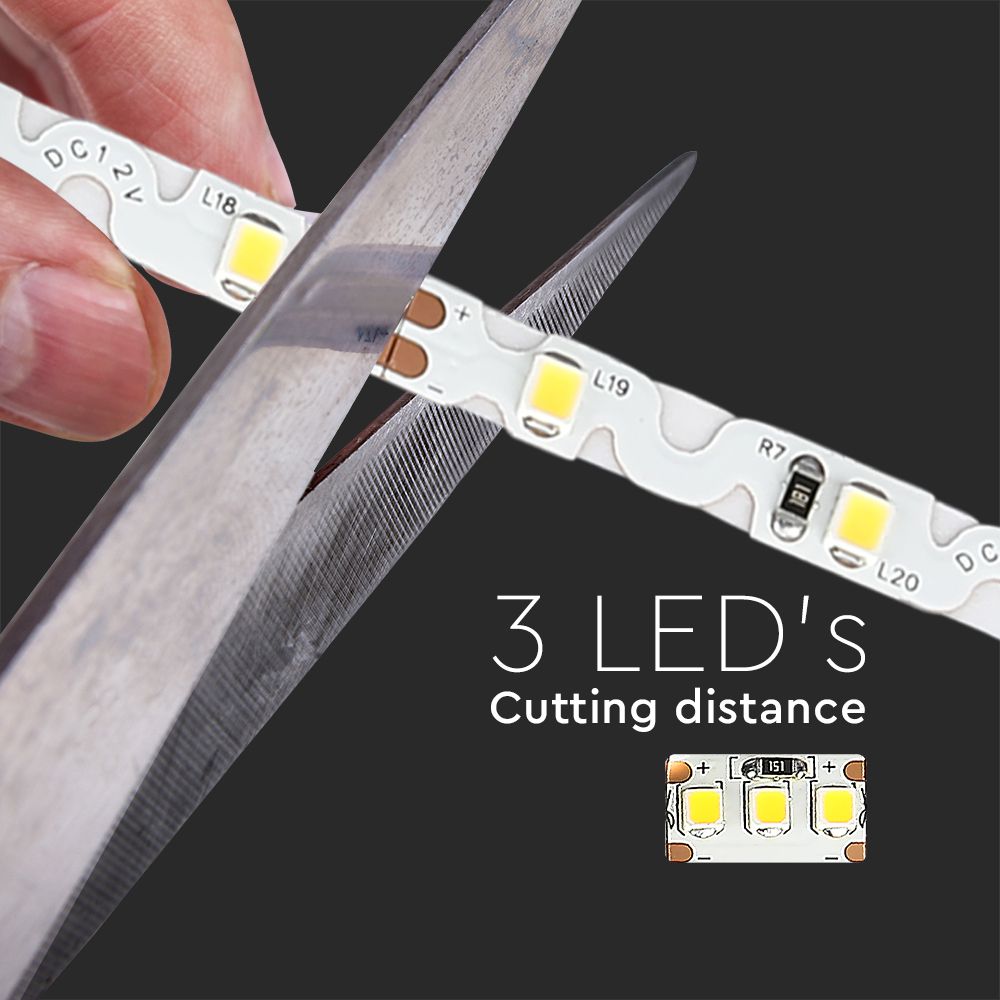 LED Strip 2835 60 Led 12V IP20 3000K S Shape img 3