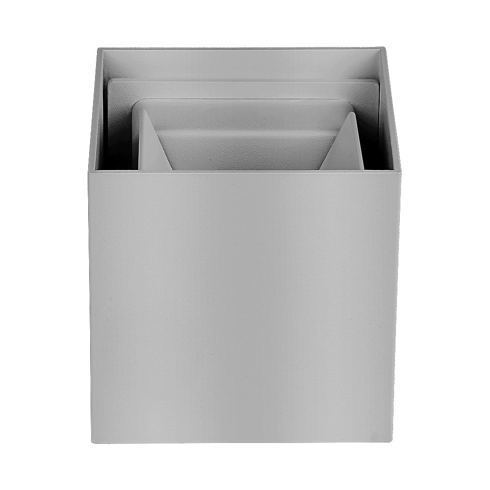 11W LED Wall Lamp With Bridgelux Chip Grey 4000K Square img 2