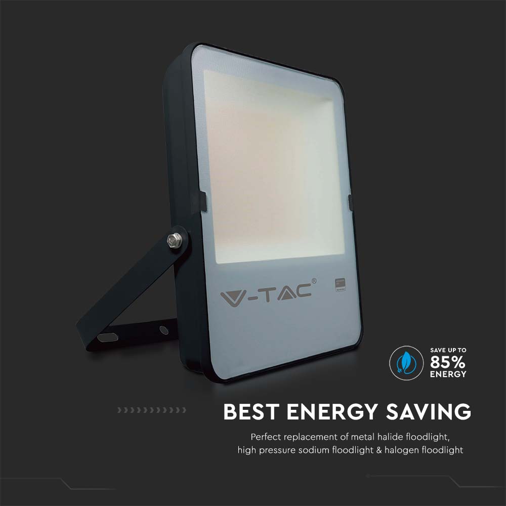 200W LED Floodlight SMD SAMSUNG CHIP G8 Black Body 6500K 137LM/W img 3