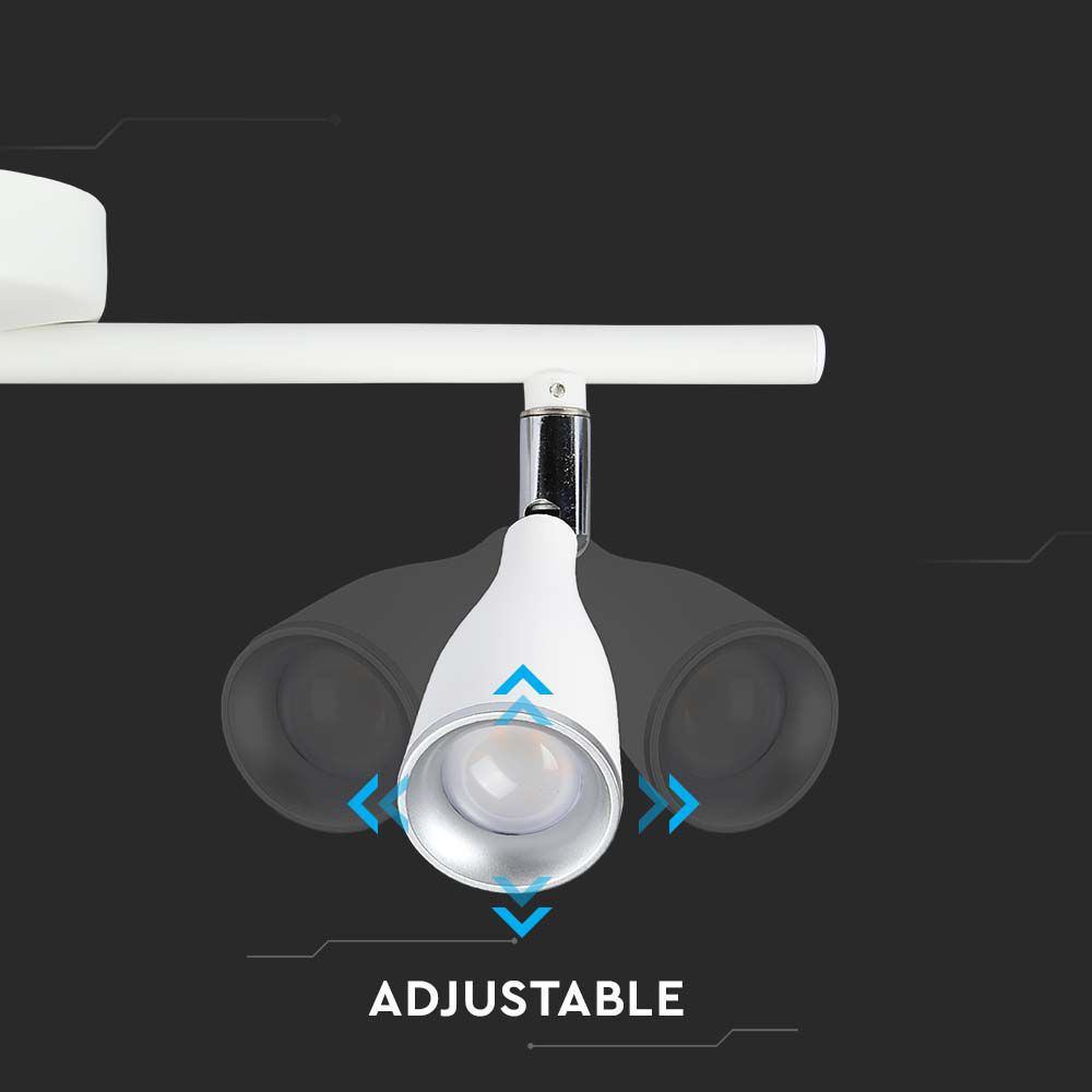 9W Led Wall Lamp 3000K White img 1