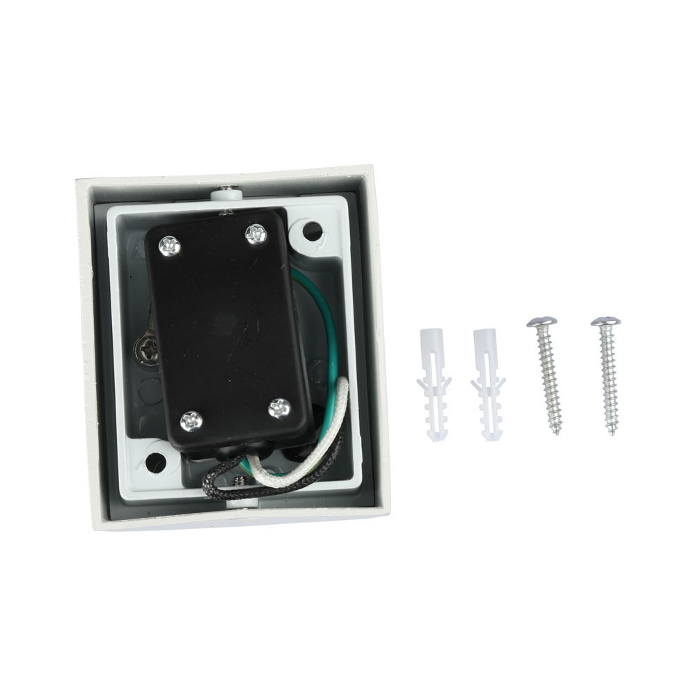 Wall Sleek Wall Fitting Rotondo Corpo Bianco 1 Way IP44 img 4