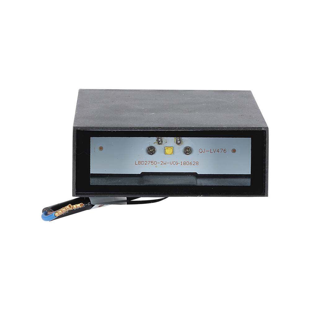 4W LED Wall Light Black 3000K img 1