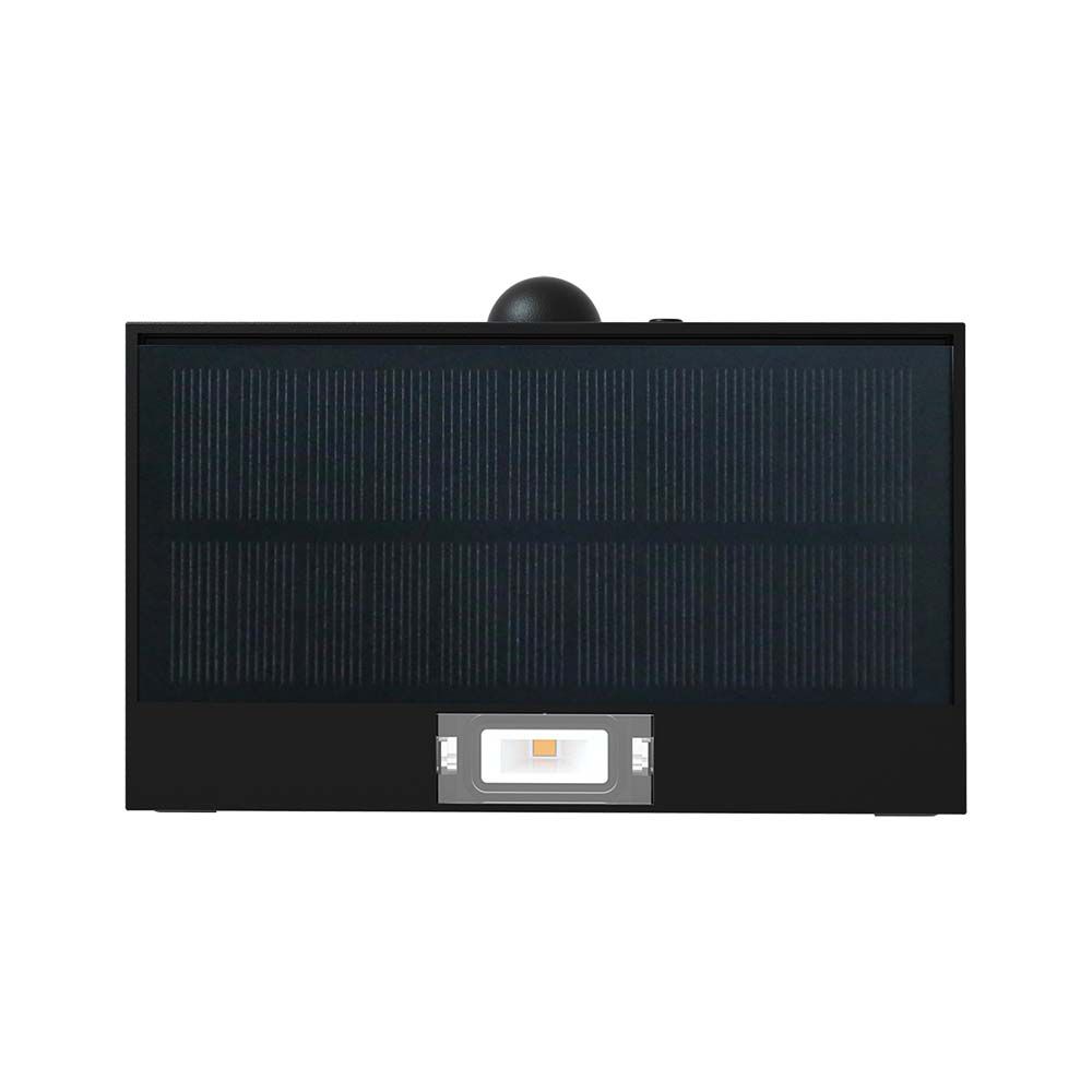 LED SOLARE DA PARETE LIGHT-BRICK 350LM BATTERIA LITIO 3,7v 1200mAh 4000K+3000K NERO img 3