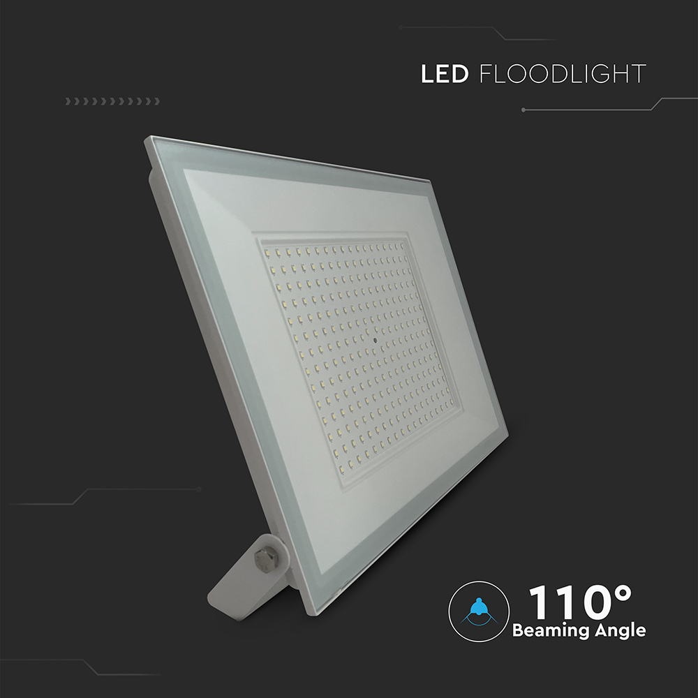 200W LED Floodlight 6500K White Body img 2