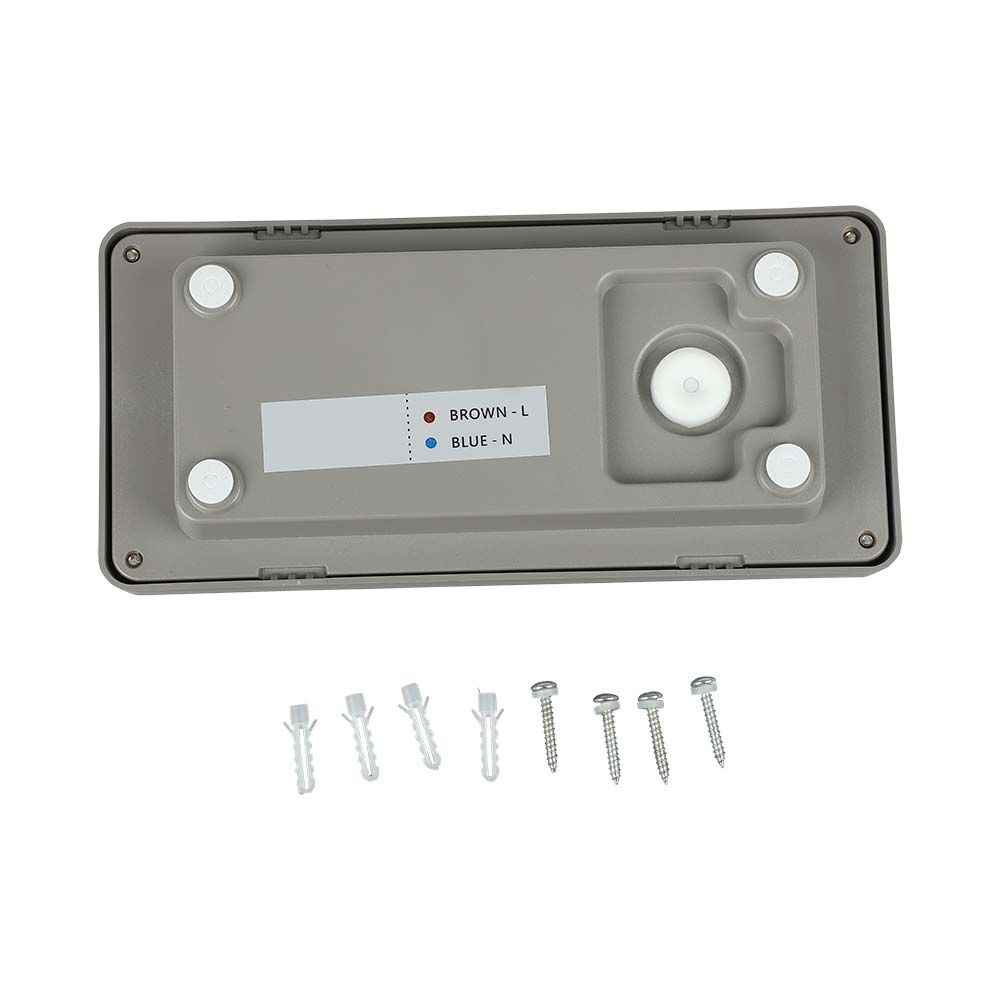 12W LED Bulkhead With Soft4200K Grey Body IP65 img 3