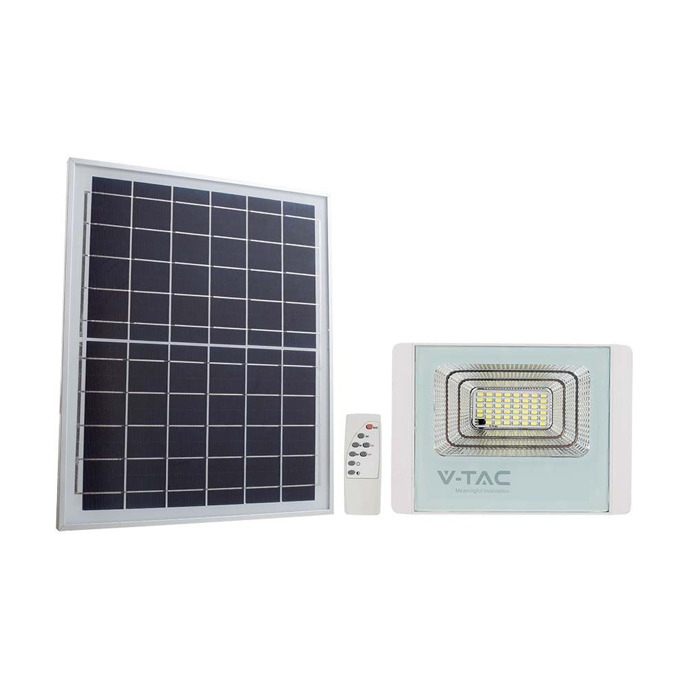 40W LED Solar Floodlight 6400K White Body img 2