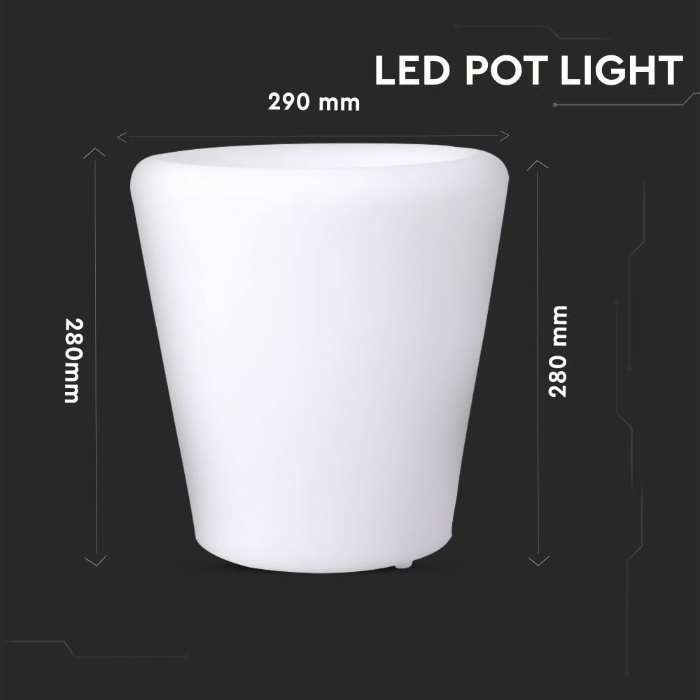 LED Pot Light RGB 28*29CM