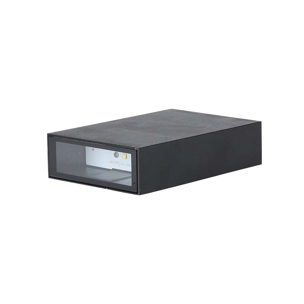 4W LED Wall Light Black 3000K img 3