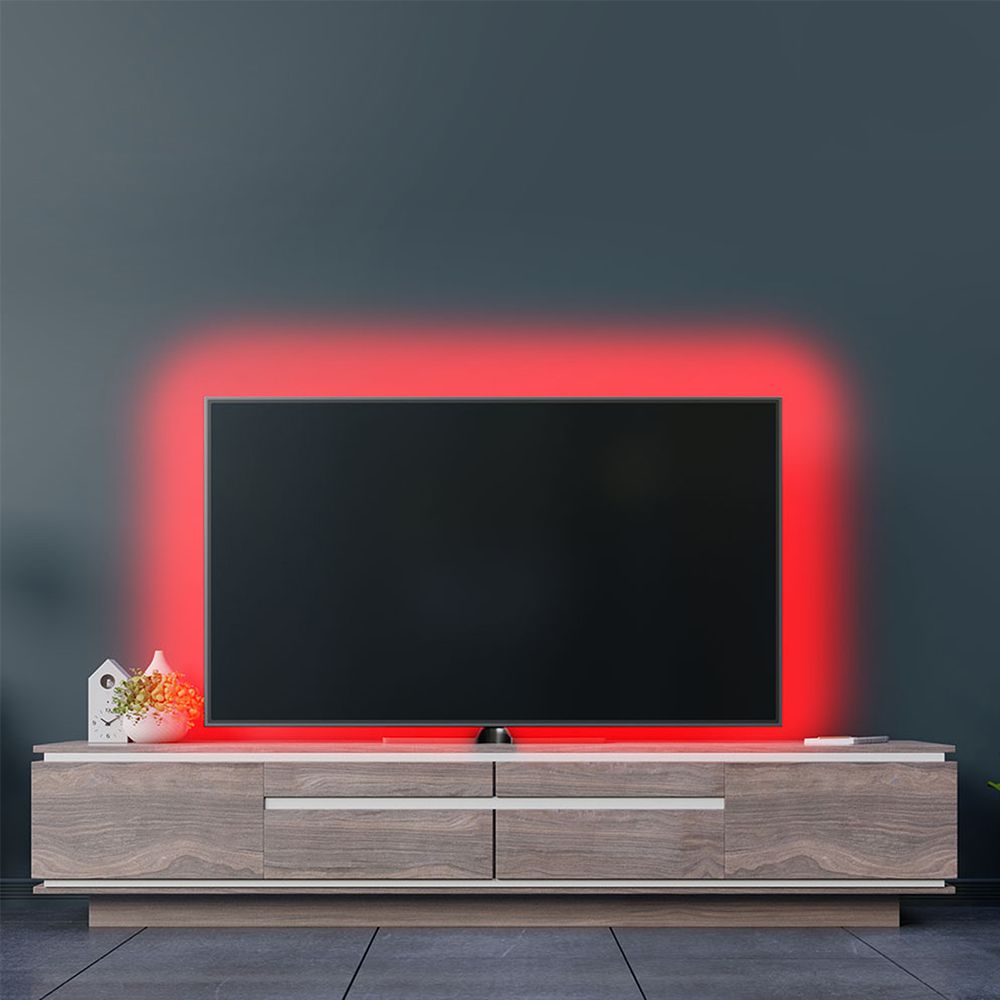 Striscia Light Set 10W 2835 121 Red 50M/SET 220V img 1