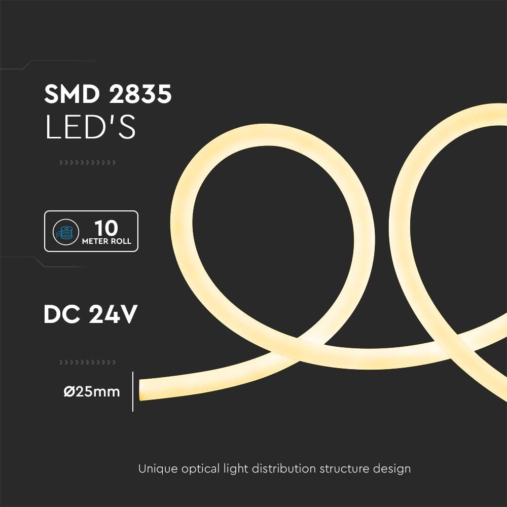 Neon Flex 12W/m Bobina 10m 24V