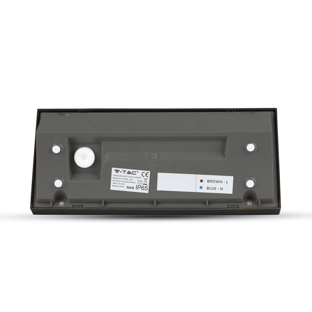 12W Landscape Outdoor Soft Light-Medium 4000K Black Body IP65 img 3