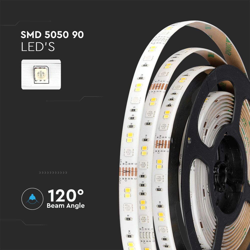LED Strip Kit 90leds- 13W RGB WW CW TUYA Wifi Smart