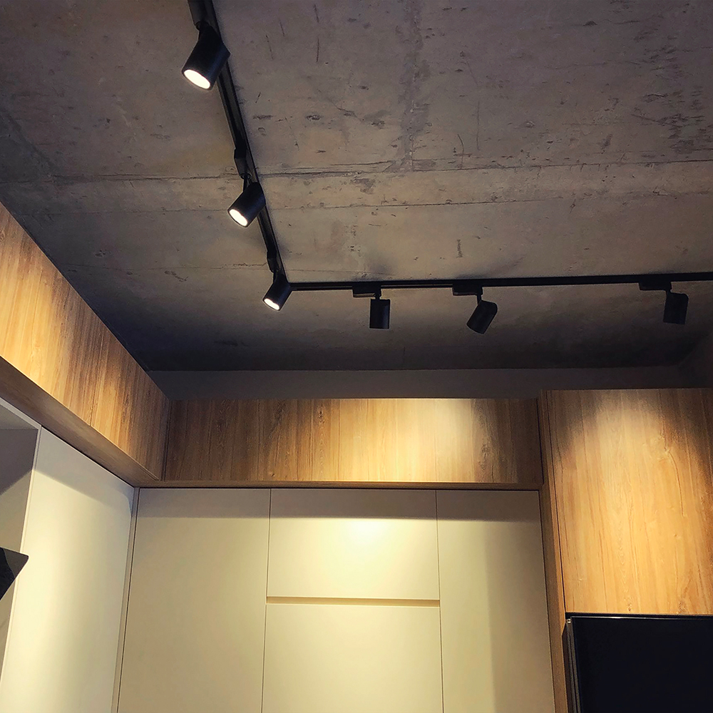 20W LED COB Tracklight CREE CHIP 4000K Black Body img 1