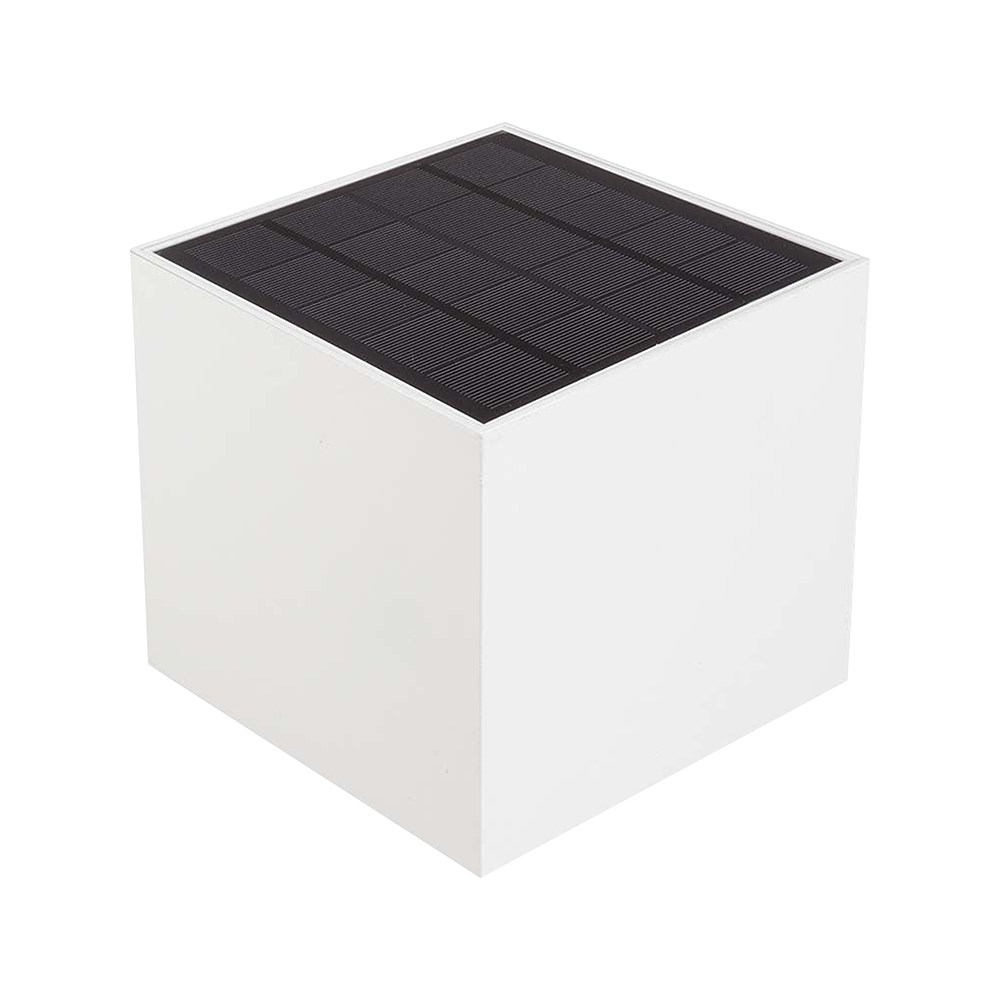 3W LED Solar Wall Light 3in1 White Body IP65 img 1