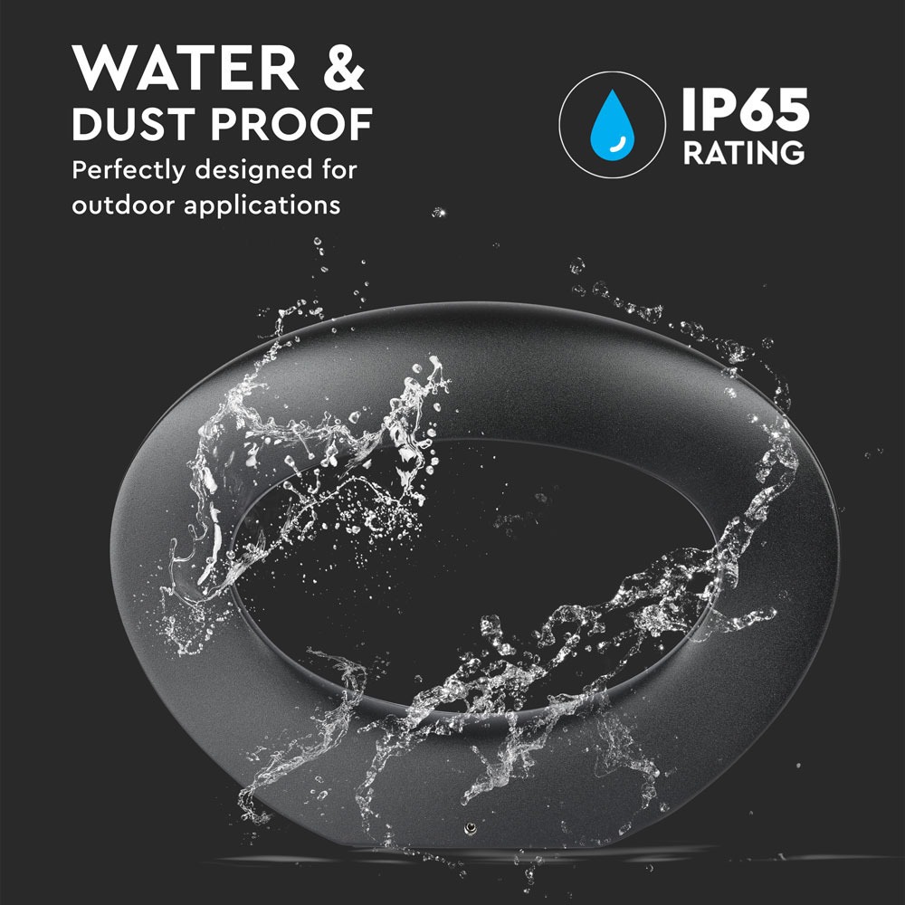 10W LED Wall Light Corpo Nero 4000K img 1