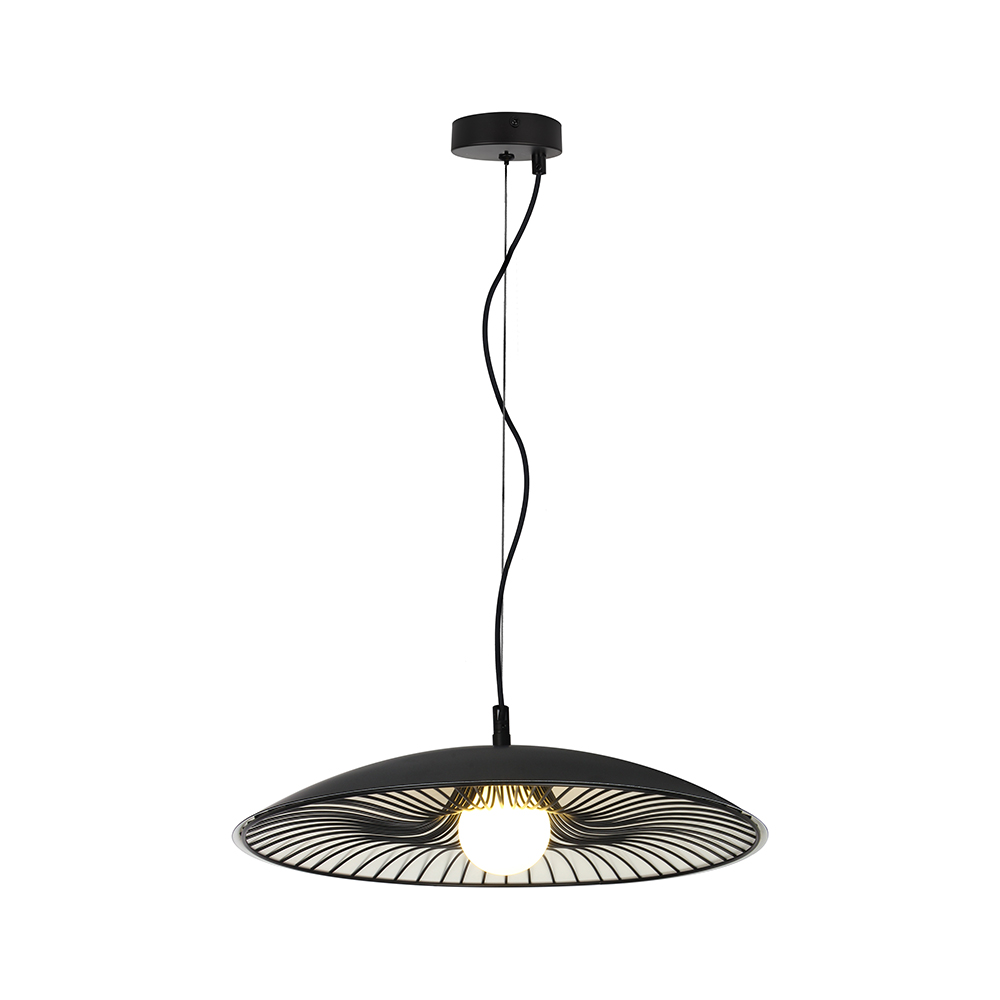 G9 Decorative Hanging Lamp (D600*H90mm) Black+White