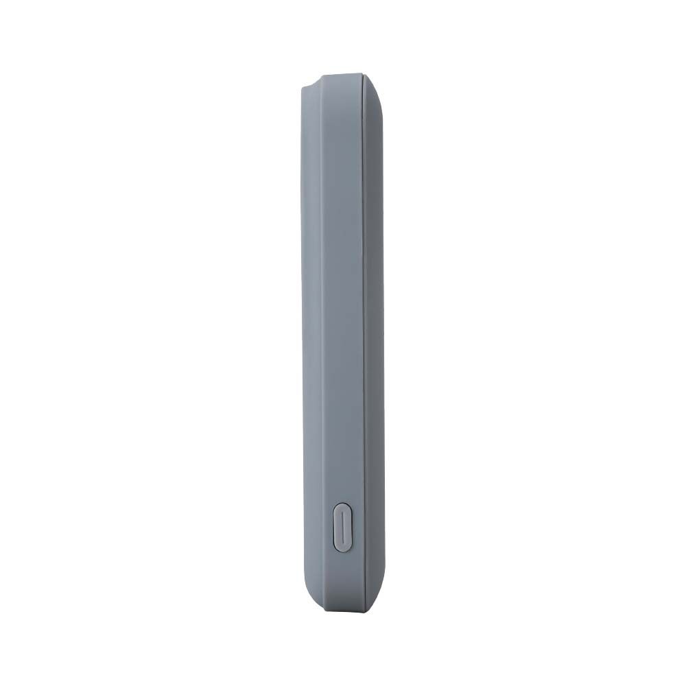  Power Bank 10000 mAh MagSafe Ultra Sottile Magnetico con Ricarica Wireless Colore Grigio img 4