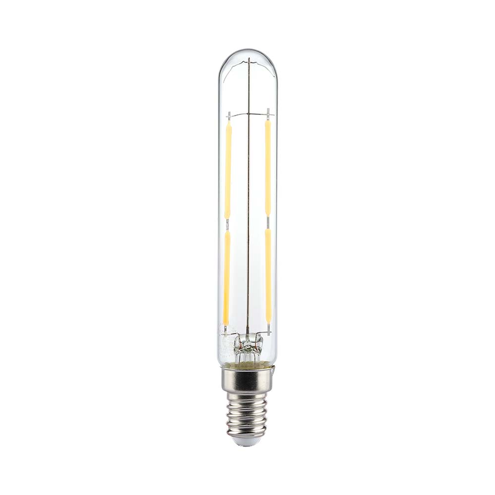 LED Bulb - 4W E14 T20 Filament Clear Glass 4000K