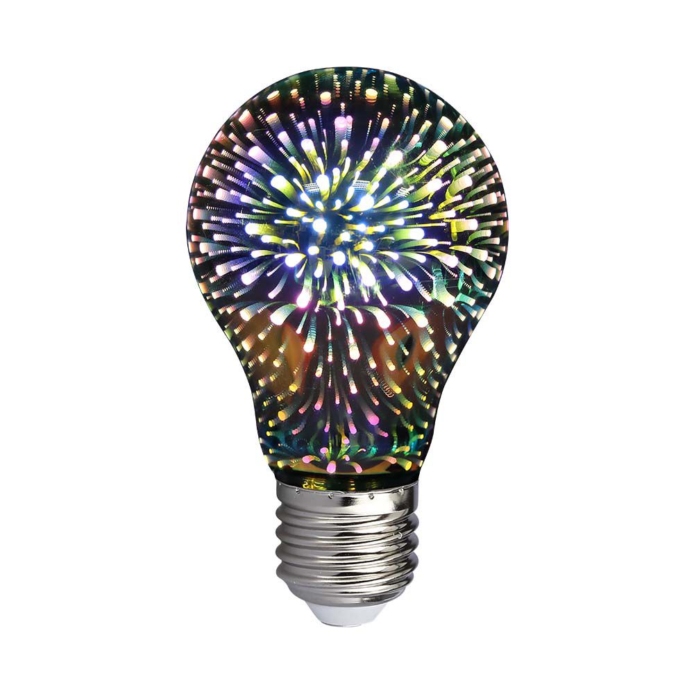 LED - 3W E27 Filament 3D A60 3000K