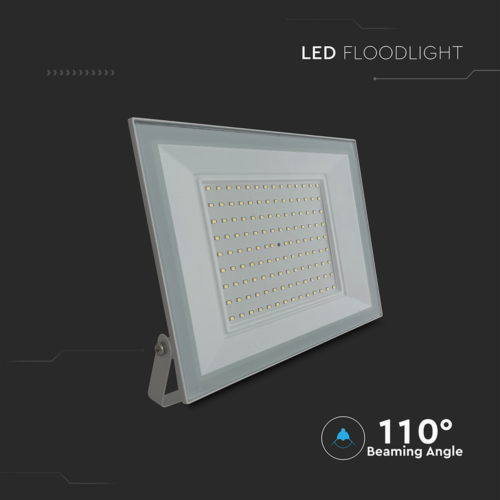100W LED Floodlight 6500K White Body img 2