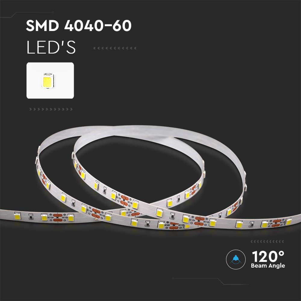 LED Strip 4040 60 Led 12V 6400K IP20 img 1