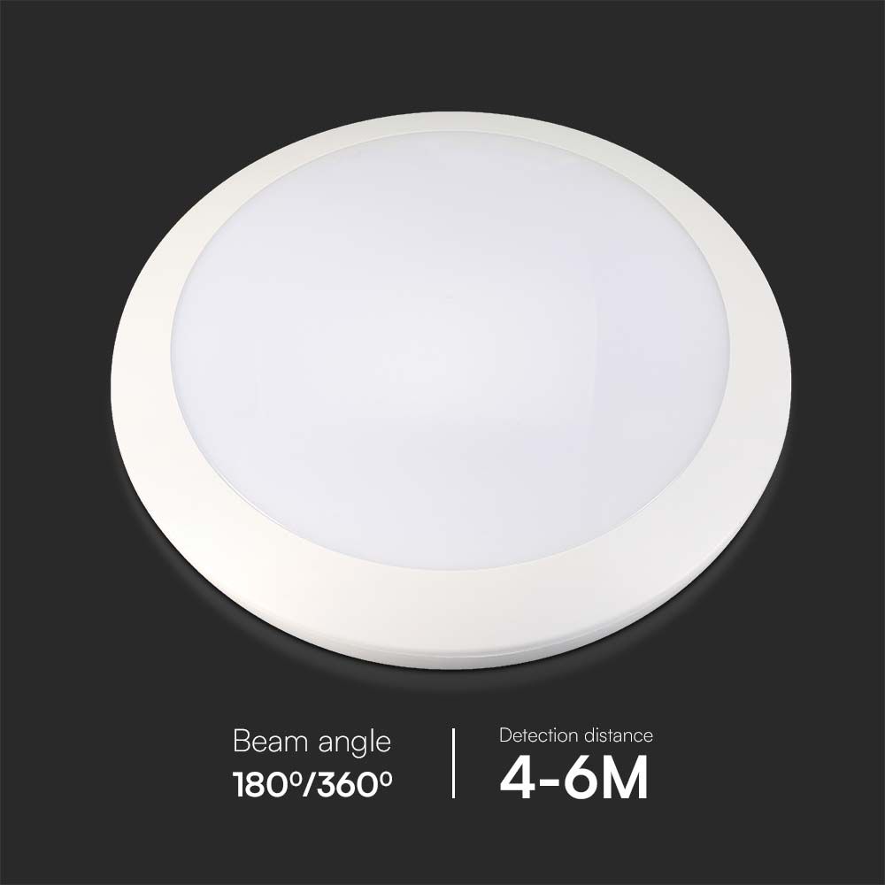 20W Domelight With Sensor Microwave CCT Adjustable IP66 img 2