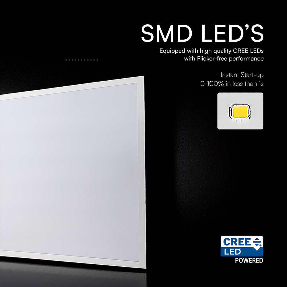 LED Panel 36W CREE CHIP 600x600mm Backlit 120Lm/W 6500K 10PCS/SET