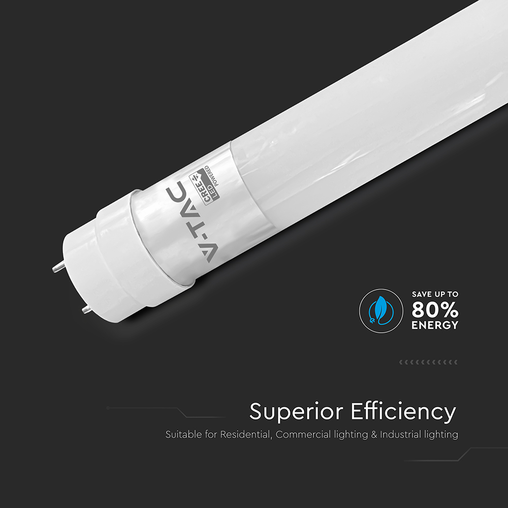 LED Tube CREE CHIP - 150cm 20W G13 Nano Plastic 3000K img 2