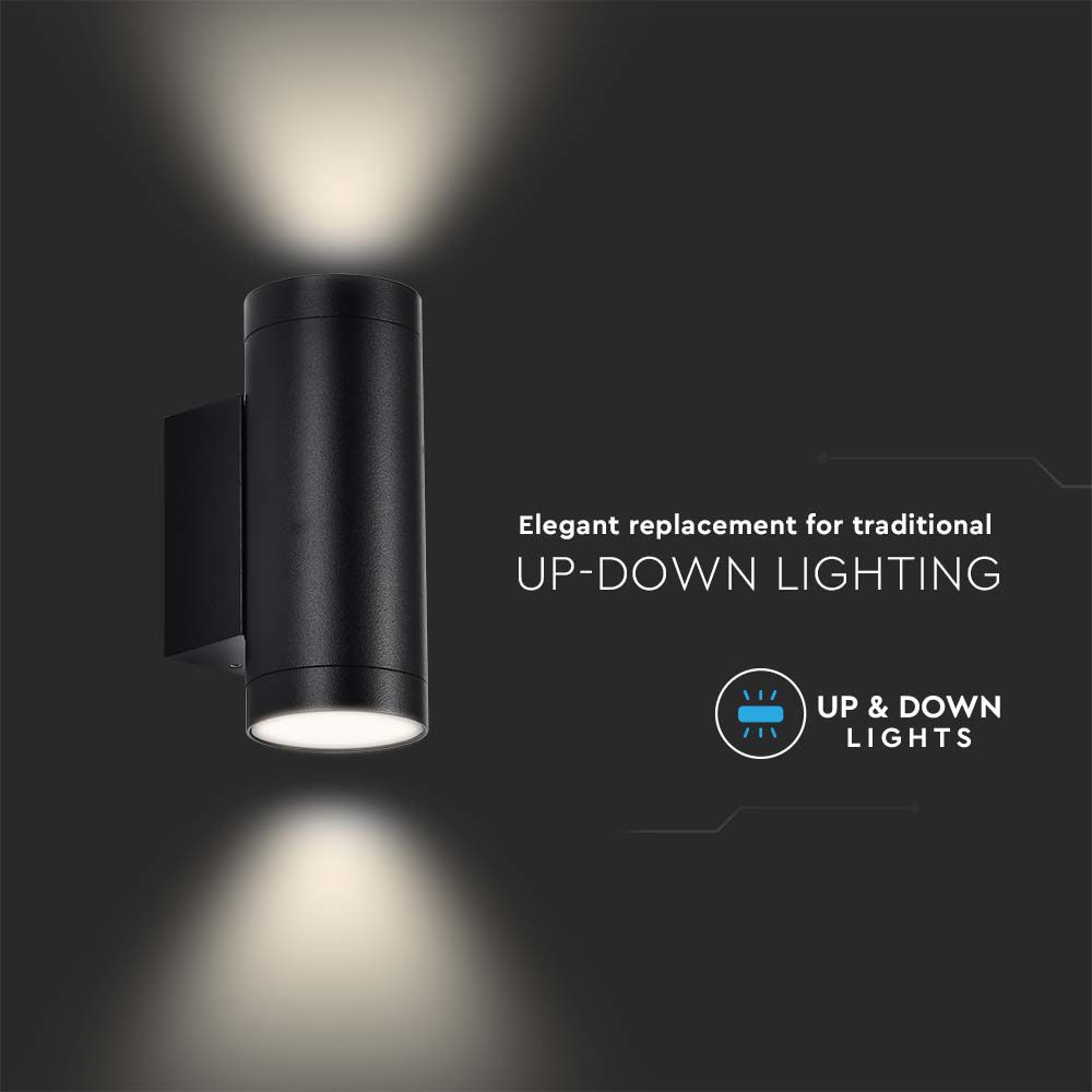 GU10 Fitting Round Black img 1