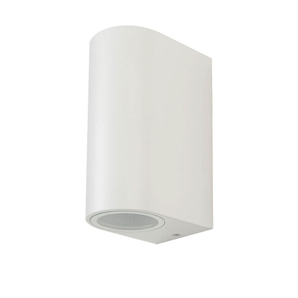 Wall Sleek Wall Fitting Rotondo Corpo Bianco 2 Way IP44