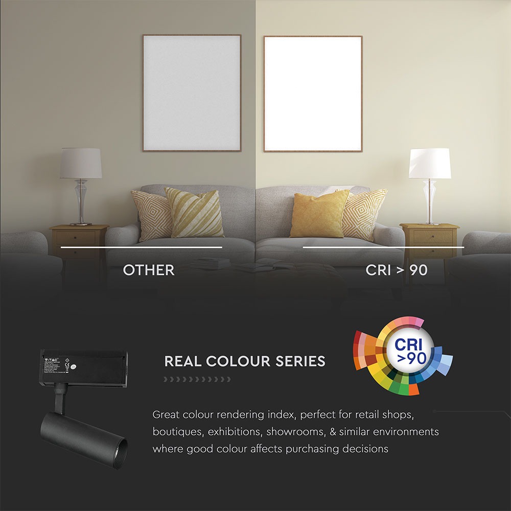 15W LED Luce a binario magnetico IP20 24V Nero 3000K img 3