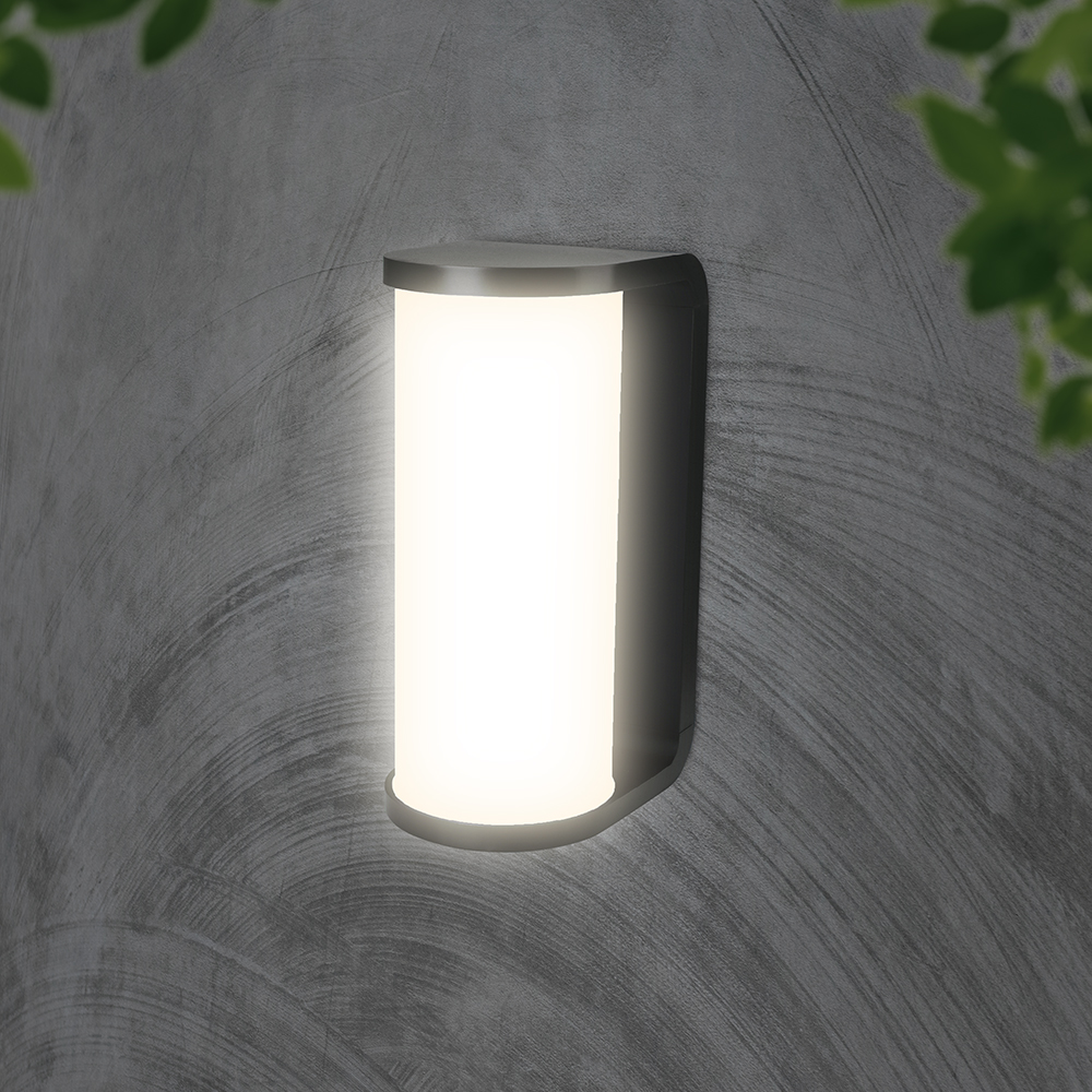 12W LED Wall Light Black Body 3in1 img 1