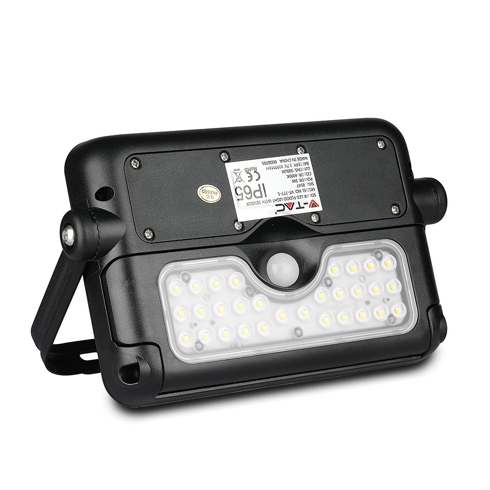 5W LED Lampada Solare Corpo Nero 4000K img 10