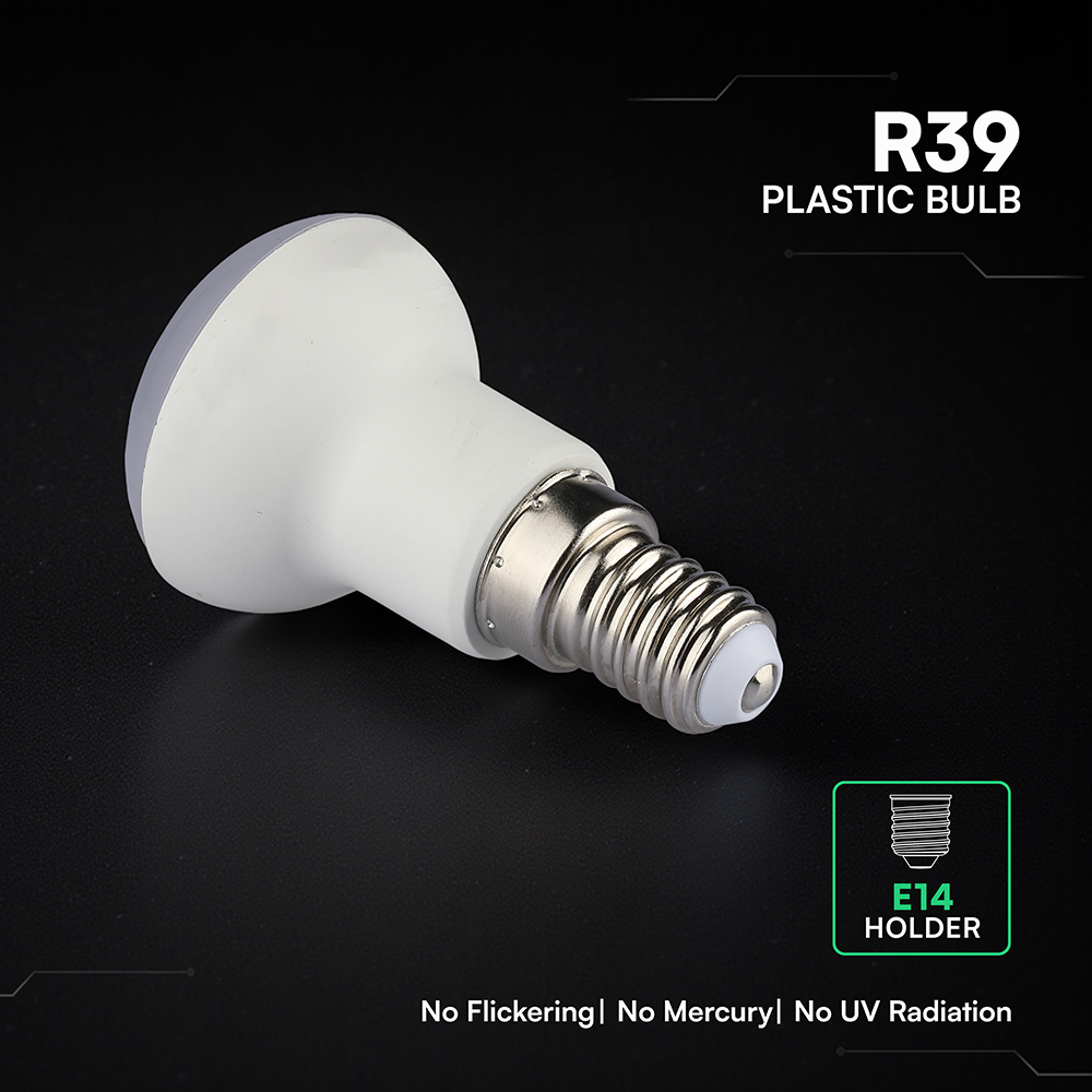 2.9W LED Bulb E14 R39 Plastic CREE CHIP 3000K img 1