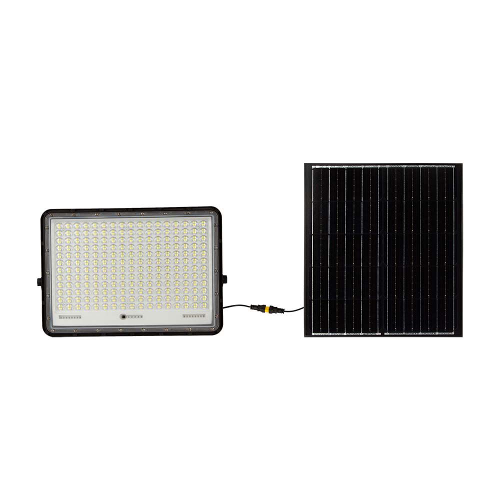 Faro LED con Telecomando e Pannello Solare Batteria sostituibile Cavo da 3m Colore Nero  img 2