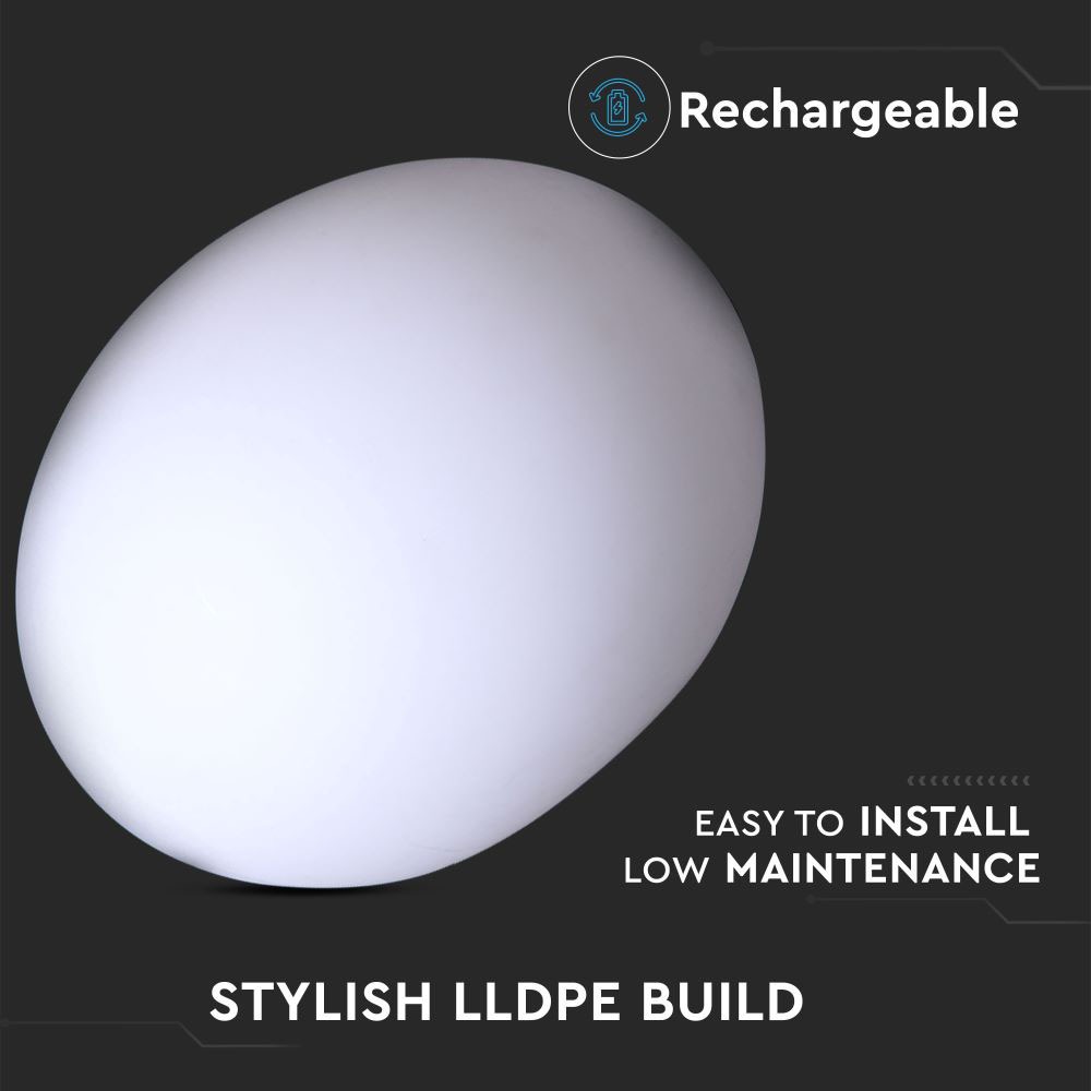 LED Sfera ovale RGB 20*14CM