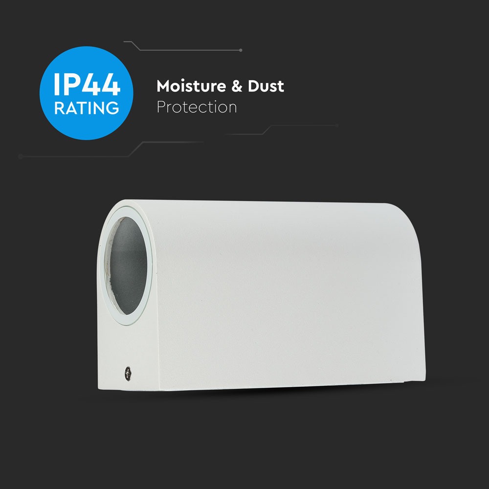 Wall Sleek Wall Fitting Rotondo Corpo Bianco 2 Way IP44 img 1